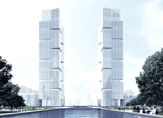 D . 河南郑州绿地中央广场