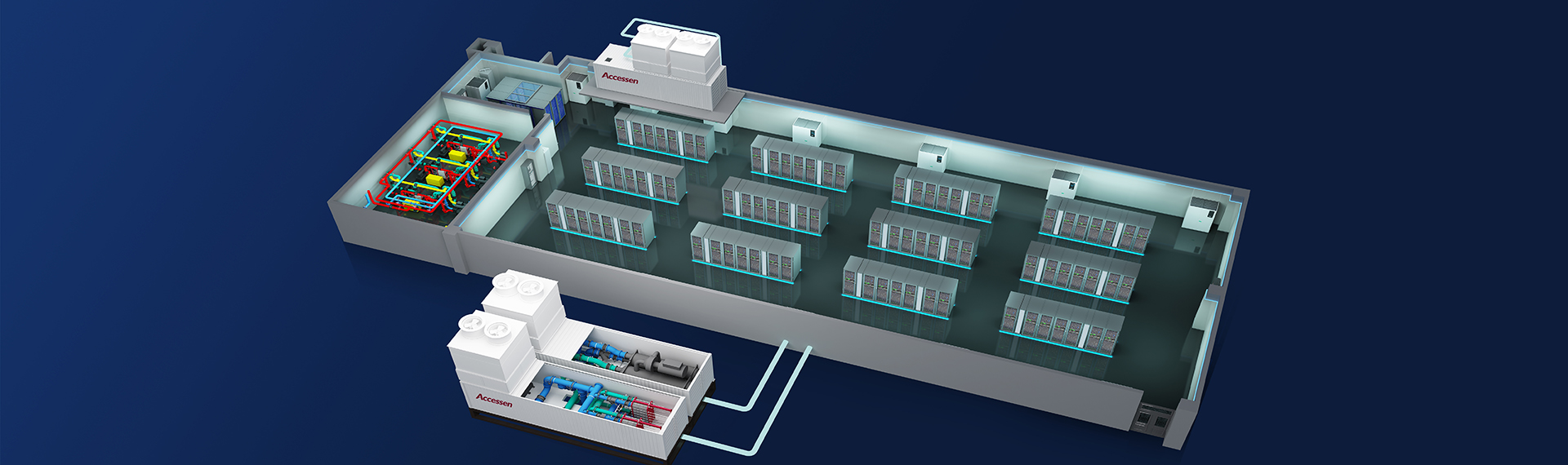 AIS预制化集成冷站（室内型）