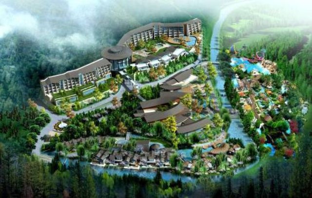 E . 四川成都花水湾酒店